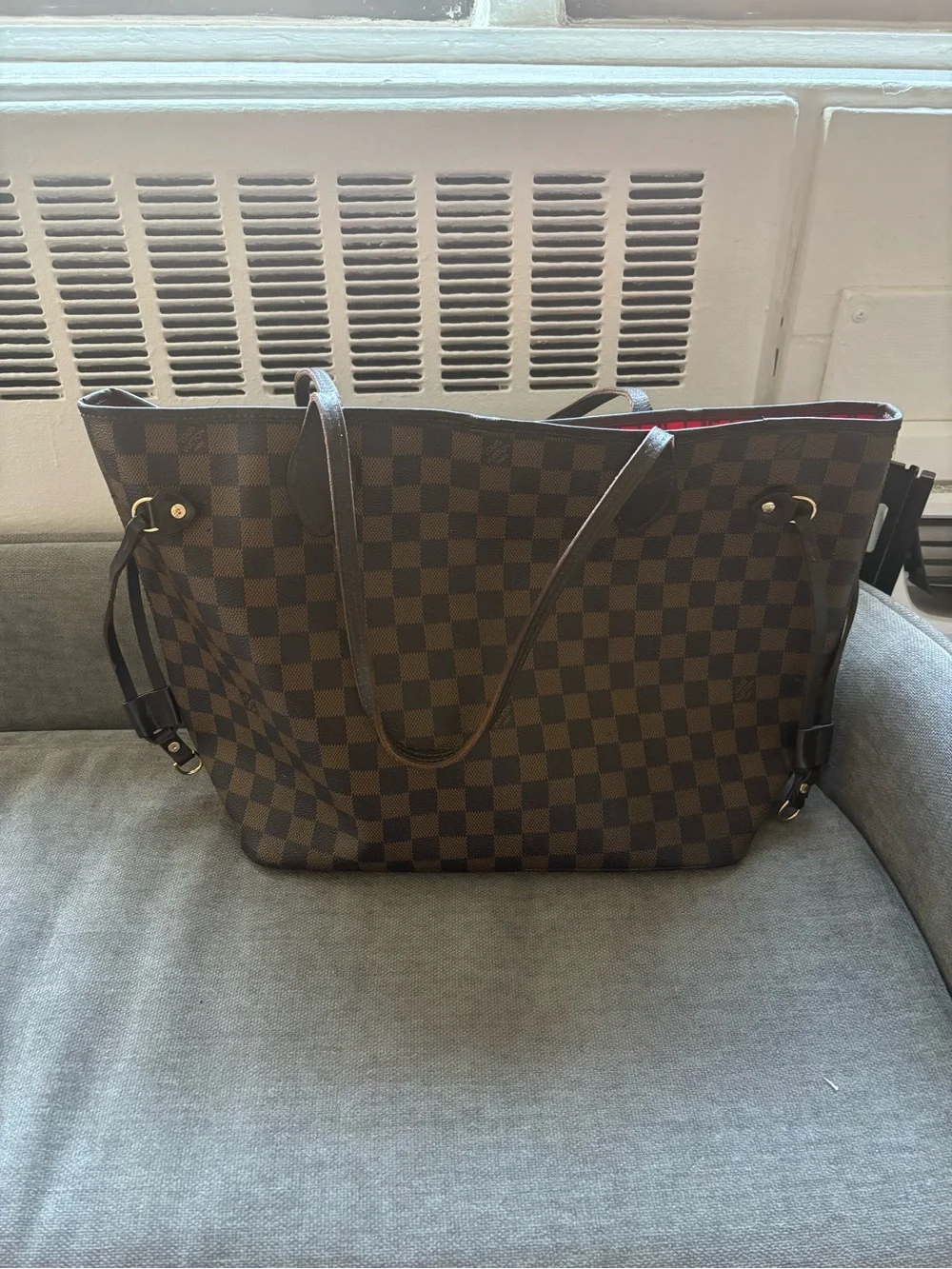 Louis Vuitton Brown Checkerboard Tote